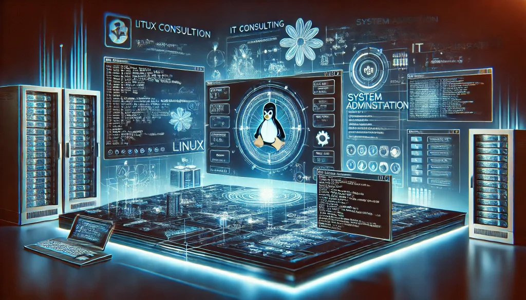 Abstraktes Bild eines Raums im Rechenzentrum mit Fokus auf unsere Kernthemen